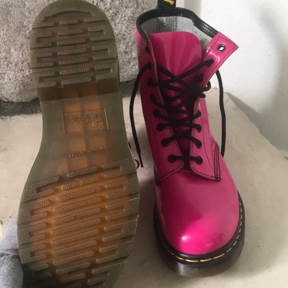doc martens fuchsia